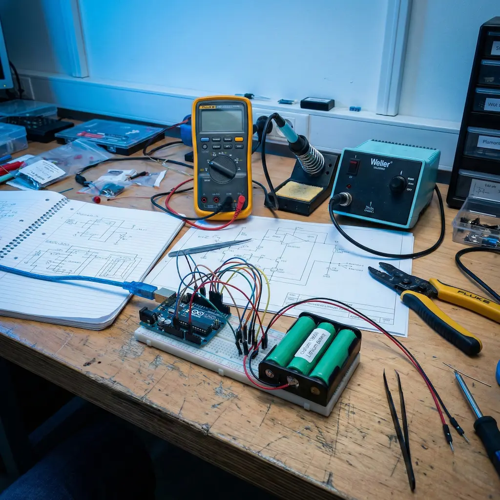 Prototipo electrónico con Arduino y Litio